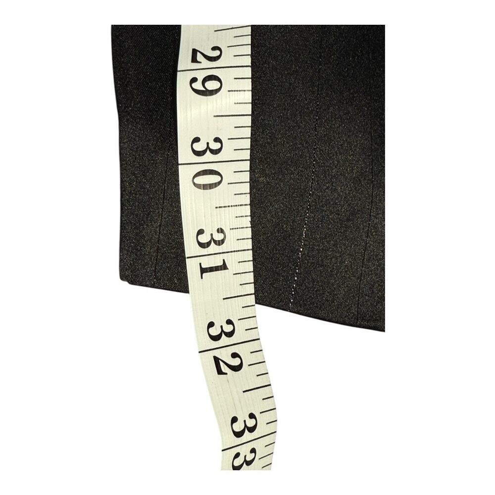 WAYF Women's XL Black Metallic Pinstripe Wide-Leg‎ Trousers Workwear Pants NWOT - Picture 5 of 7